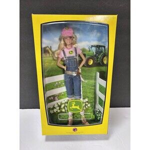 Barbie John Deere Collector Doll Pink Label 2007 Exclusive Edition NIB L4686